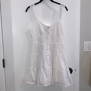 White, Flowy, Short, ASOS Mini Dress (new tags)